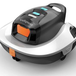 Orca Cordless Robotic Pool Vacuum Cleaner,Portable Auto Swimming Pool Cleaning with LED Indicator,Self-Parking Technology Ideal for Above Ground Pools