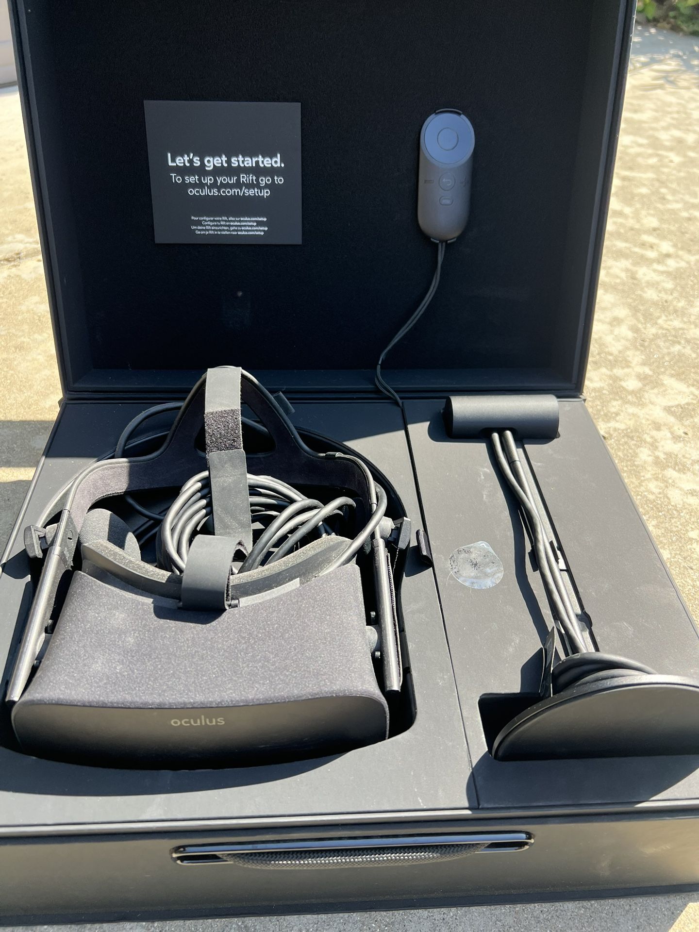 Oculus Rift and Touch. In Box. Used Once.