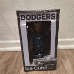 Los Angeles Dodgers Ice Cube Bobble Head Open Box 