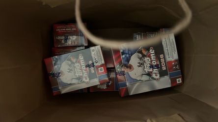 Topps Baseball MLB 2026 Topps Chrome Mega ans Blaster boxes
