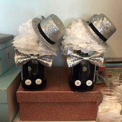 Little Man centerpieces