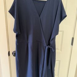 Bobeau Dress Women’s Size 1XL Navy Blue