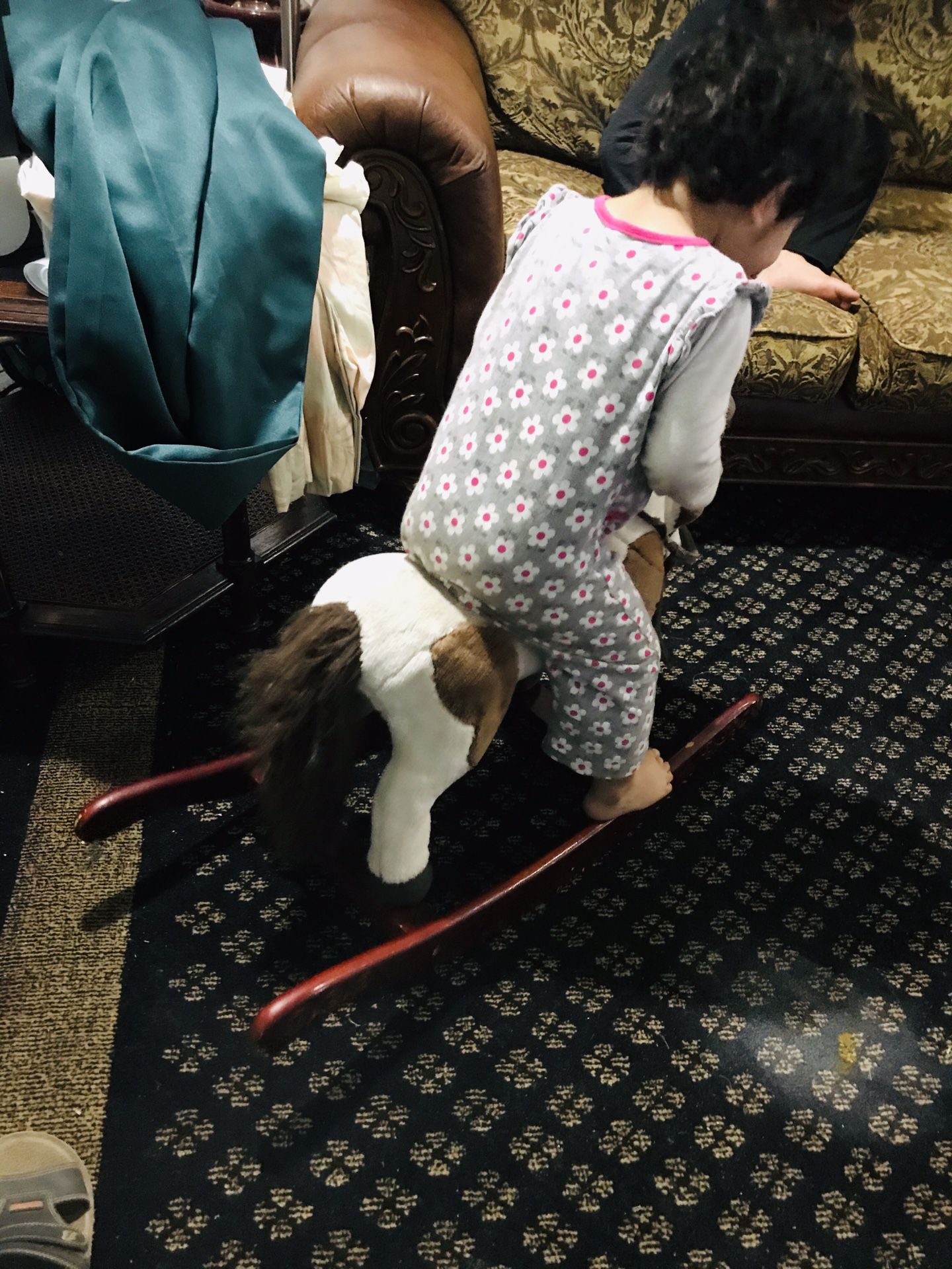 Free Small rocking horse 1 ear missing