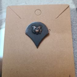 Vintage Military US American Eagle Emblem Uniform Pin
