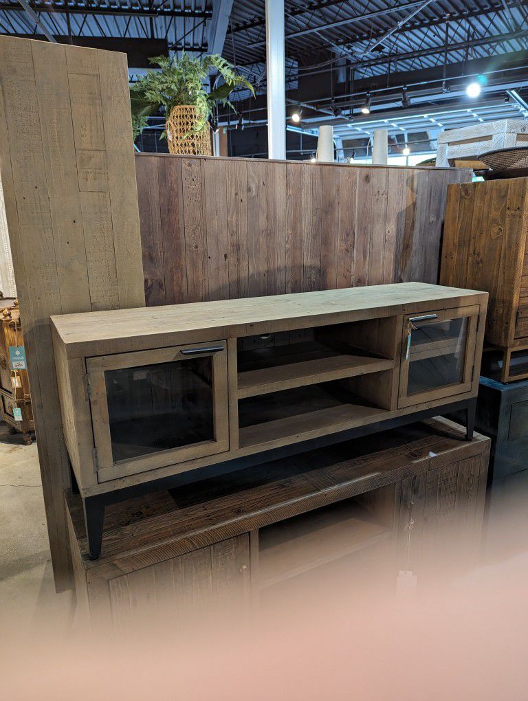 Reclaimed Pine TV Stand