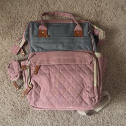 Pink Amazon Diaper Bag