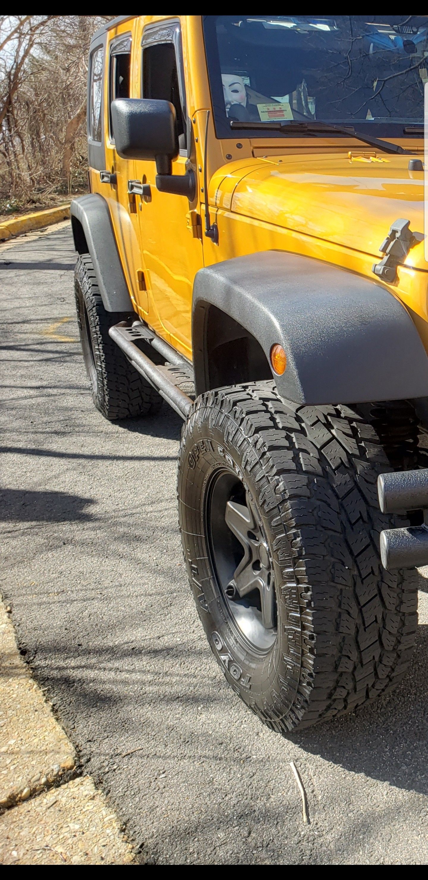 Wrangler jeep fenders (front/rear)
