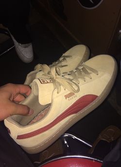 Suede pumas