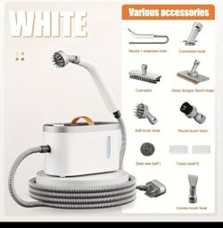 NEW! Pressurized Steam Cleaner Handheld 6 Multi-Surface Attachments small Mini Steam Cleaner for Car Grout Kitchen 30s Fast Heating Deep Cleaner for T