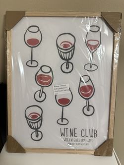 Wine Club, Framed Wall Art