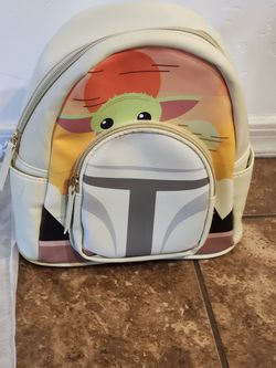 Brand New Star Wars The Mandalorian Baby Yoda Dani by Danielle Nicole Mini Backpack