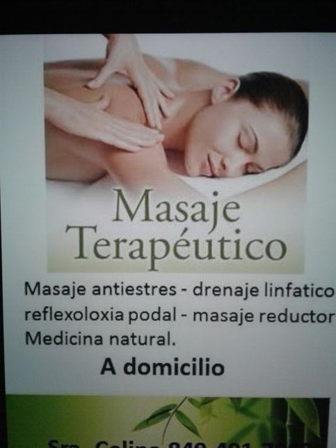 MASAJES ANTI ESTRÉS Y TERAPÉUTICOS A DOMICILIO.
