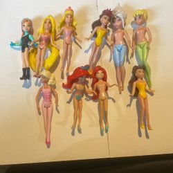 Lot Of Dolls Polly Pocket Disney Princess & Assorted