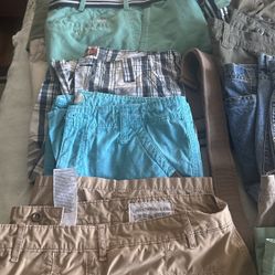 13 Shorts 🩳 Talla33y34. CamisasXL Todo Es De Marca . Tommy. Náutica. Polo .lZOD.Guess 