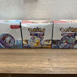Pokemon surging sparks journey together stellar crown booster boxes tcg sealed
