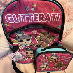 LOL SURPRISE BACKPACK WITH DETACHABLE LUNCH KIT 