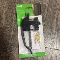 Keyed Push Button Latch For Door New 