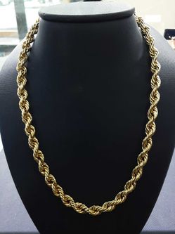 Rope Chain - Yellow Gold 10k (.417) 12.9 grams 24 inch