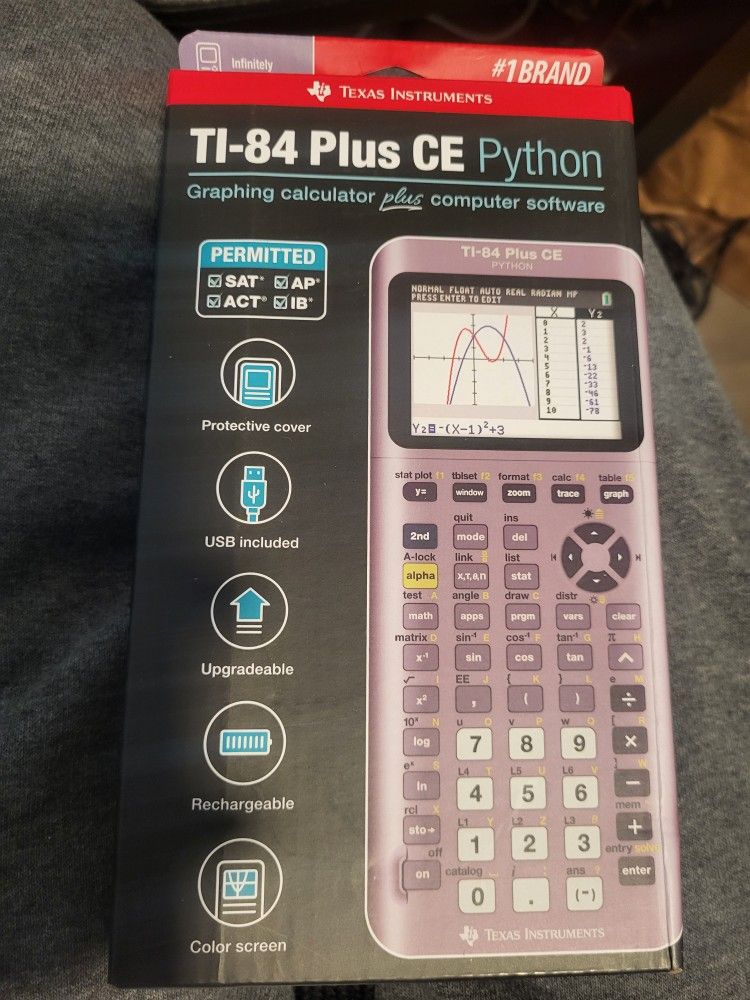 TI-84 Plus CE Python (Plus Software) Graphing Calculator