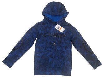 New Spyder Boys Bionic Stratos Blue Hoodie Kids S