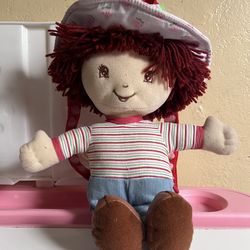 Strawberry Shortcake Backpack Plush Doll