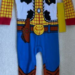 Disney Baby Woody Costume Footed Outfit  18-24 Months