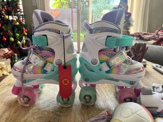 Little Kids Light Up Roller Skates Age 3-5