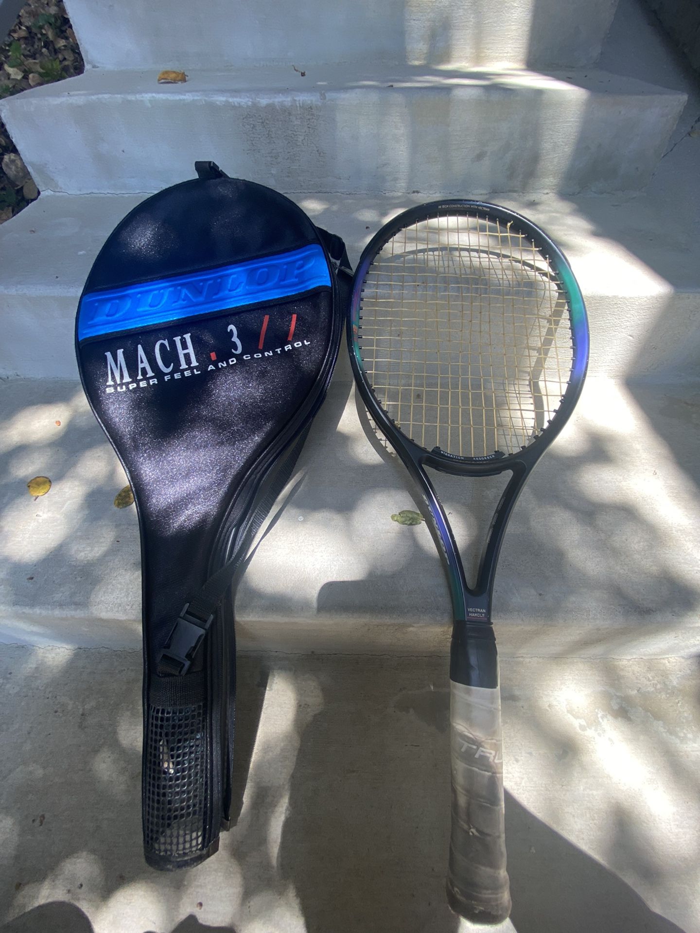 Dunlop Mach 3 Pro 95 Tennis Racket With Case $20