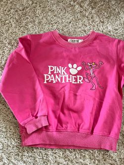 Pink Panther Girls Crewneck Sweatshirt