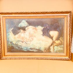Framed Oil painting