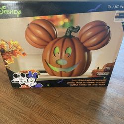 Disney Mickey Pumpkin With Lights And Music