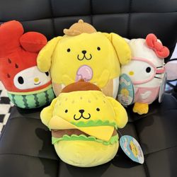 Lot Of 4 New Hello Kitty Squishmallows Please Read Post Before Messaging 