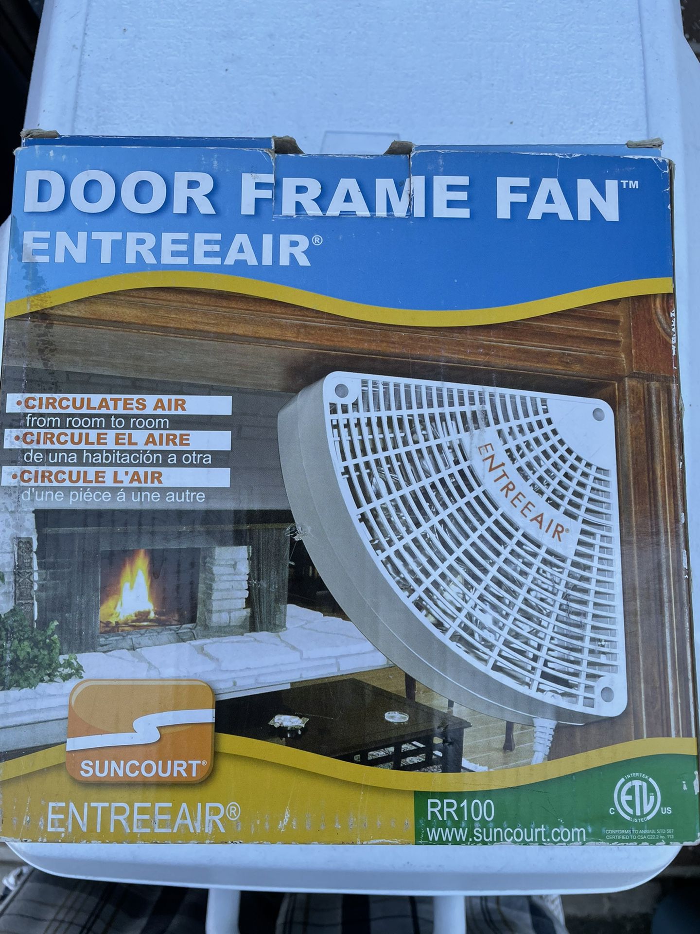 Suncourt Door Frame Fan RR100 for Sale in Baldwin, NY - OfferUp