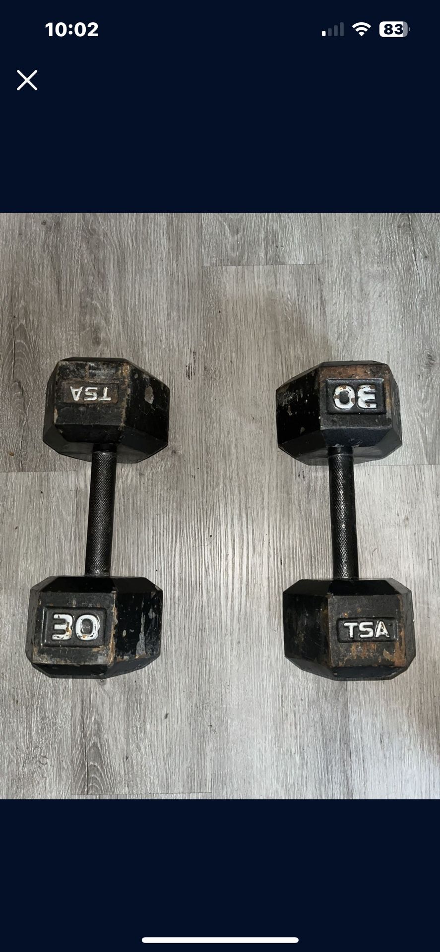 30 lb Dumbbell