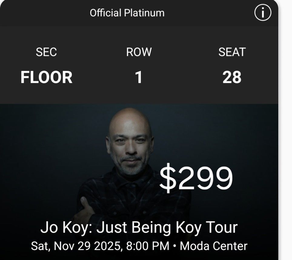 Jo Koy: Just Being Koy Tour