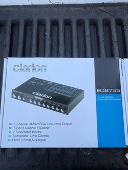Clarion equalizer