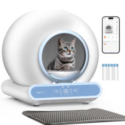 Cat Litter Box Self Cleaning 65L+9L
