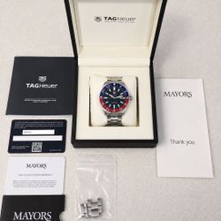 TAG Heuer Aquaracer Calibre 7 GMT “Pepsi” Automatic – Full Set