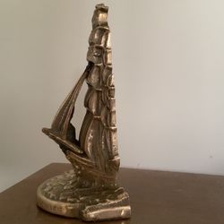 Brass Iron Barque Macquarie BOOKEND.  Please ck out our other items. All are family owned