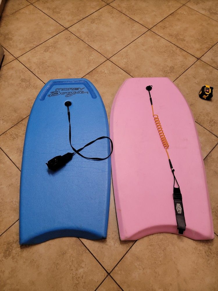 2 Morey Boogie Body Boards 36" x 18" Surf Wave Catcher Ocean Beach