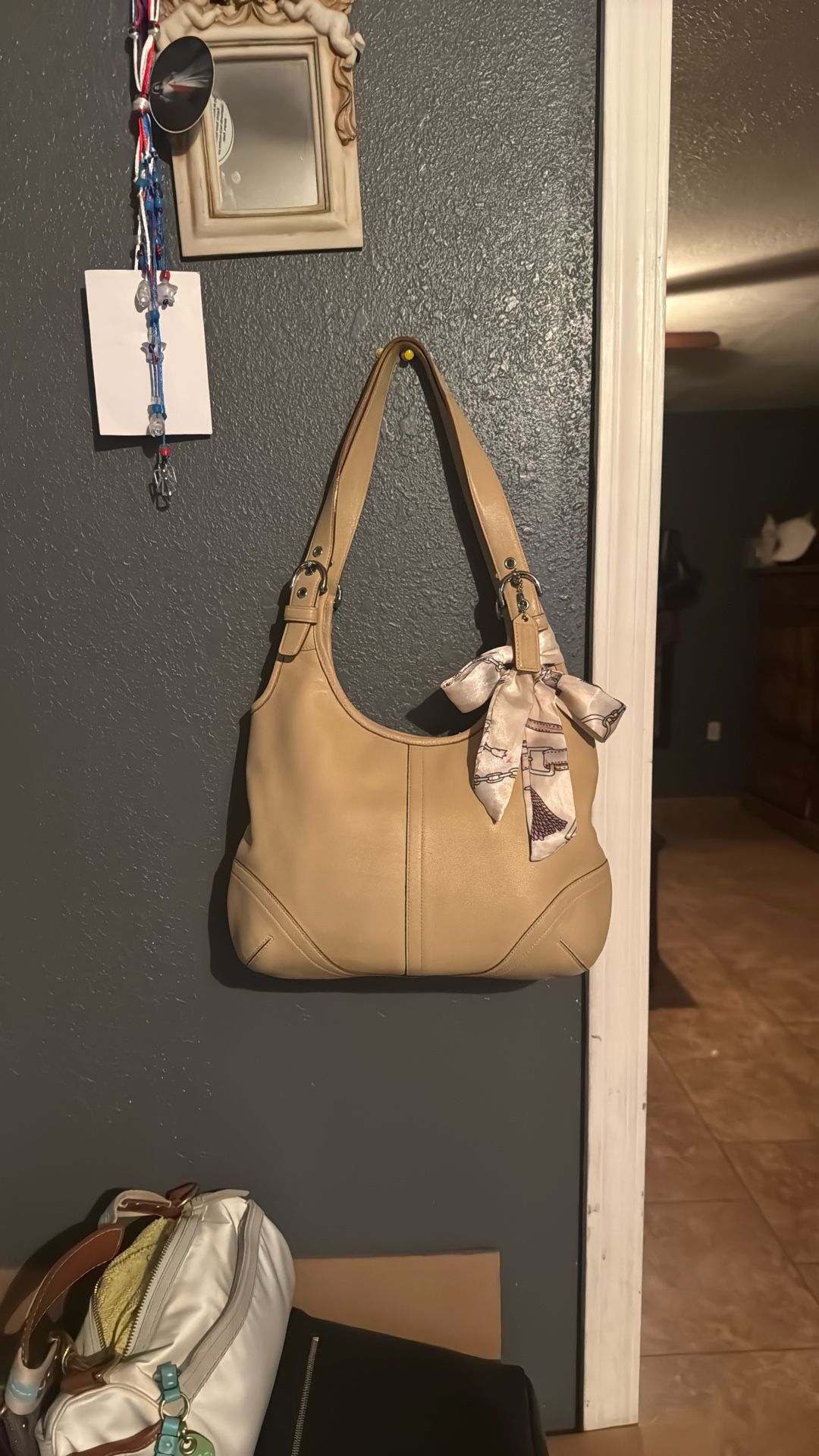 Coach Soho Leather Hobo Shoulder Slim Handbag Shoulder Bag 👜