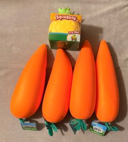 Squeezy, pineapple and carrots