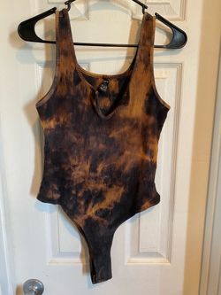 Brown Tank Top Bodysuit L