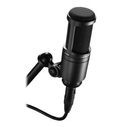 Microphone - Audio Technica AT2020 - Studio Mic with Stand / Pop Filter