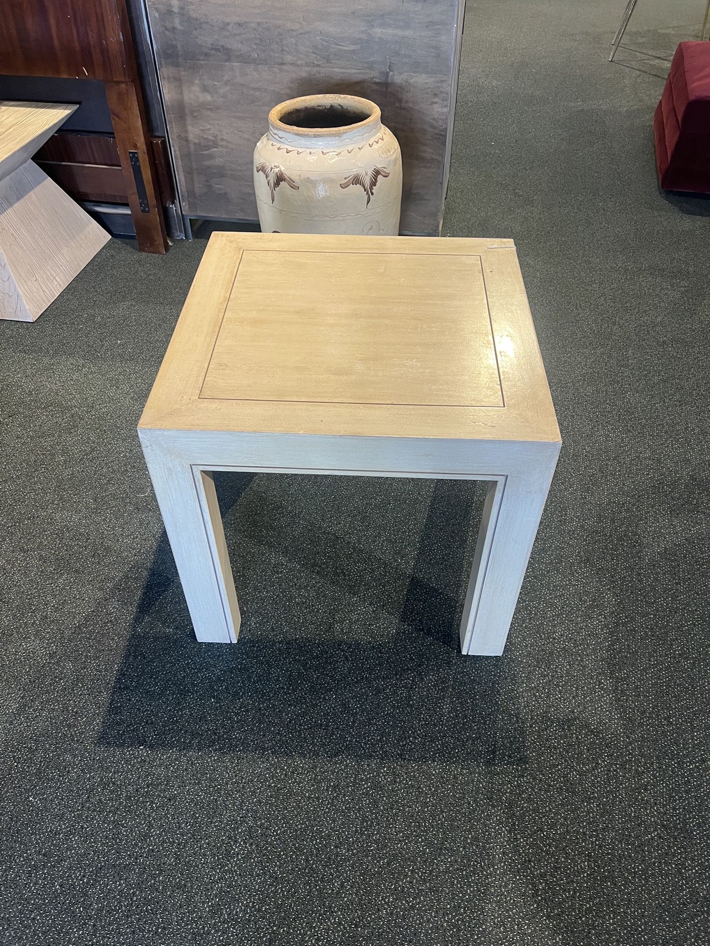 Side Table: White Washed Side/End Table SKU RETX47
