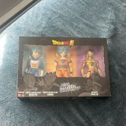 Limit Breaker Series Dragon Ball Z - SS Blue Vegeta & Goku, Golden Frieza 