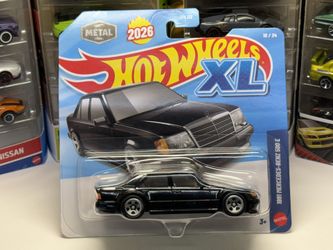 🇩🇪 Hot Wheels 2026 - XL Black 1991 Mercedes-Benz 500E - 1:43