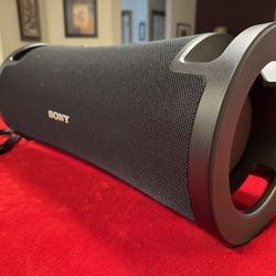 Sony ULT Field 7 Wireless Bluetooth Party Speaker, Powerful Bass, Guitar Input, 30h Battery, Karaoke, Waterproof, LED Lights, Black