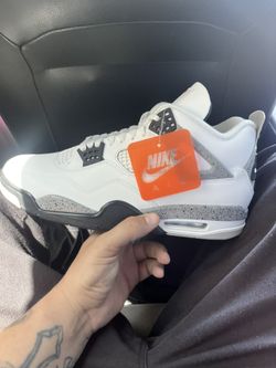 White Cement Jordan 4 Size 13