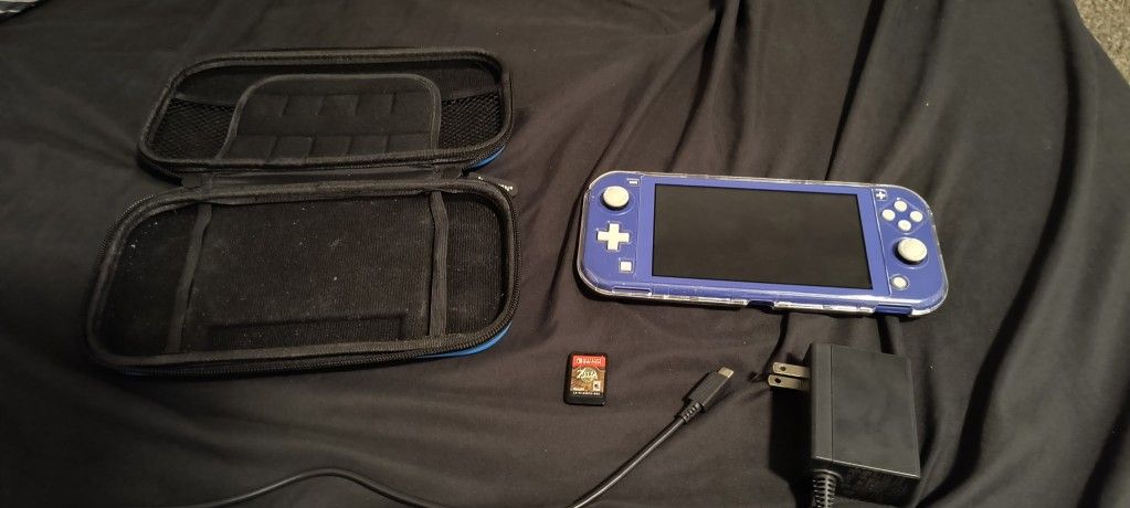 Switch Lite with Protective Shell, Hard Case, Zelda, and Charger